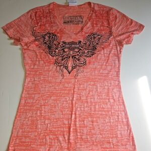Ladies Harley Davidson "New Richmond, WS"Short Sleeve~1XL~EUC